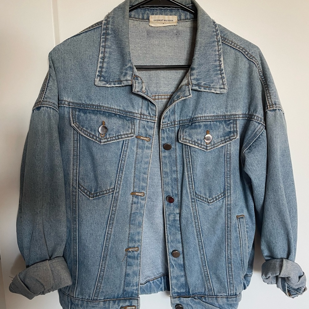 Goodnight Macaroon Denim Jacket - Picture 2 of 3